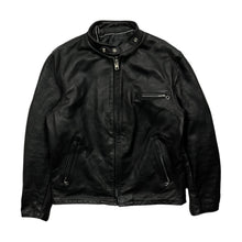 Load image into Gallery viewer, Schott NYC USA Made Cafe Racer Leather Jacket - Size L/XL
