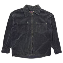 Load image into Gallery viewer, Corduroy Riveted Zip Up - Size M/L
