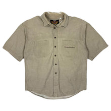 Load image into Gallery viewer, Harley-Davidson Embroidered Khaki Button Down Shirt - Size L/XL
