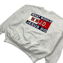 Load image into Gallery viewer, What Would Jesus Do Crewneck Sweatshirt - Size L/XL
