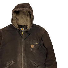 Load image into Gallery viewer, Carhartt Sherpa-Lined Hooded Work Jacket - Size L
