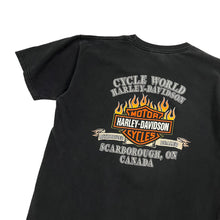 Load image into Gallery viewer, 2002 Distressed Harley-Davidson Cycle World Tee - Size L/XL

