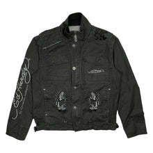 Load image into Gallery viewer, Ed Hardy By Christian Audigier Black Panther Jacket - Size L
