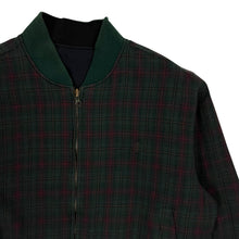 Load image into Gallery viewer, Yves Saint Laurent Pour Homme Reversible Plaid Bomber Jacket - Size M/L

