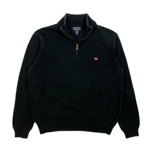Load image into Gallery viewer, Polo Jeans Company Flag Logo Knit Quarter Zip Sweater - Size L
