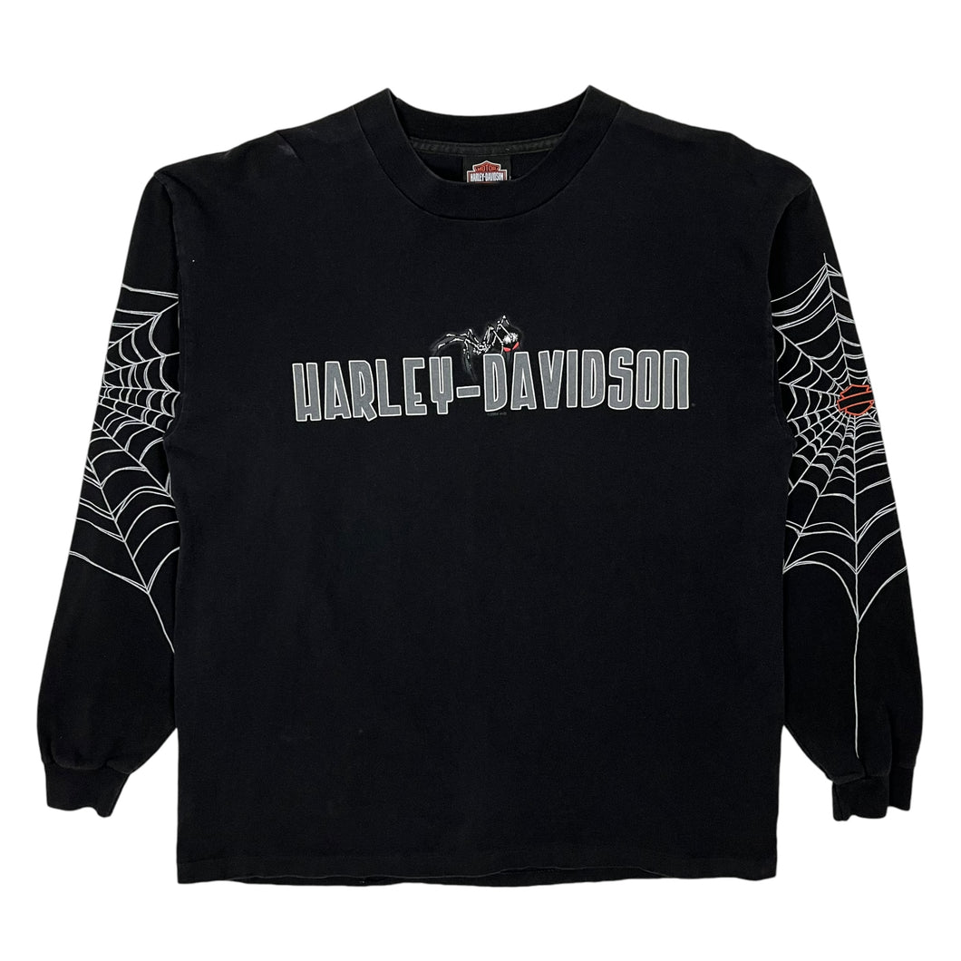 2004 Harley-Davidson Spider Web Long Sleeve - Size L