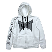 Load image into Gallery viewer, Tap Out To Quit Does Not Exist Zip Up Hoodie - Size L
