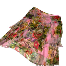 Load image into Gallery viewer, Women&#39;s L&#39;pogee Floral Beaded Wrap Around Skirt - Size S

