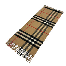 Load image into Gallery viewer, Burberry Nova Check Cashmere Scarf - O/S
