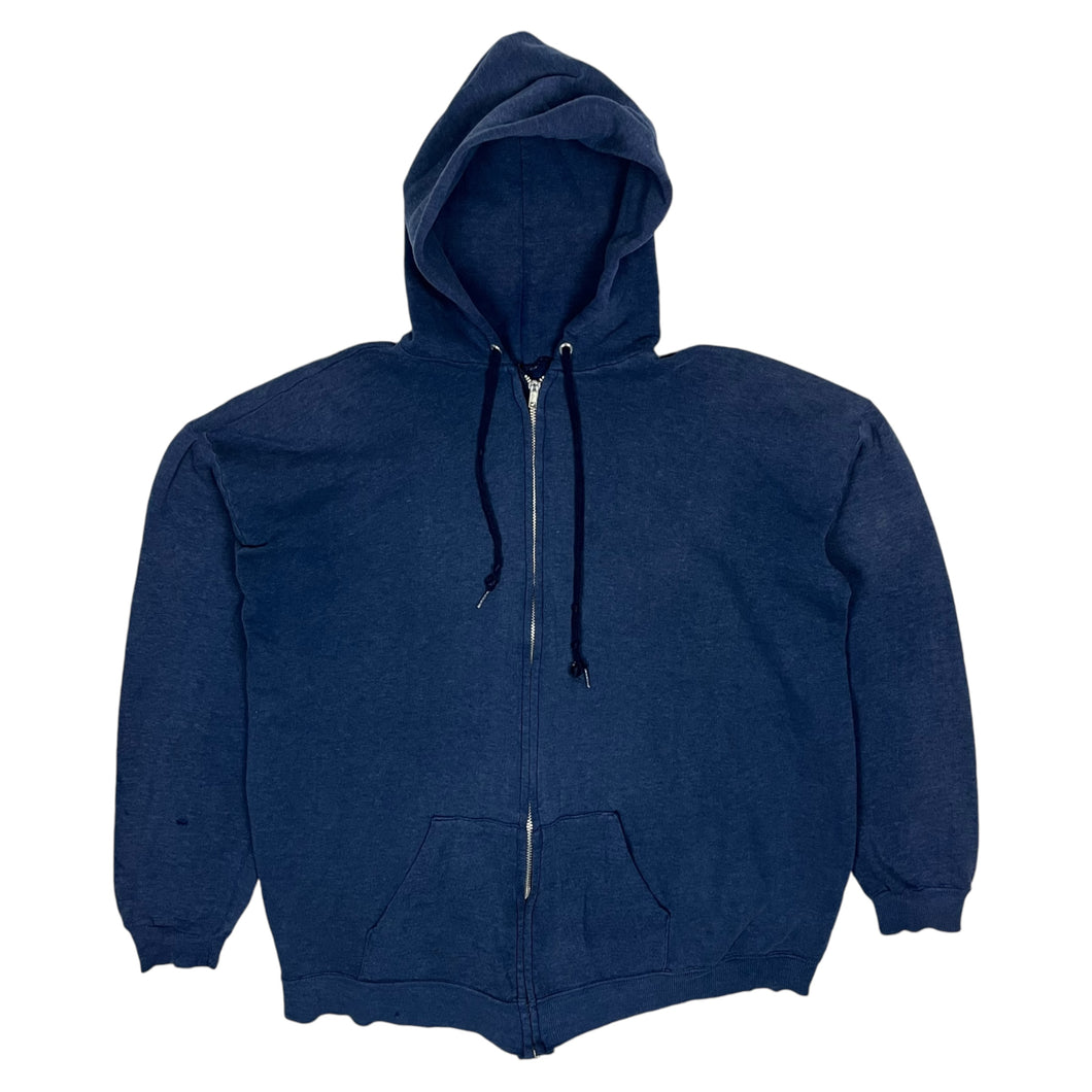 Blank Zip Up Hoodie - Size L
