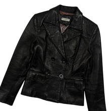 Load image into Gallery viewer, Women&#39;s Bebe Moda Double Breasted Leather Jacket - Size XS/S
