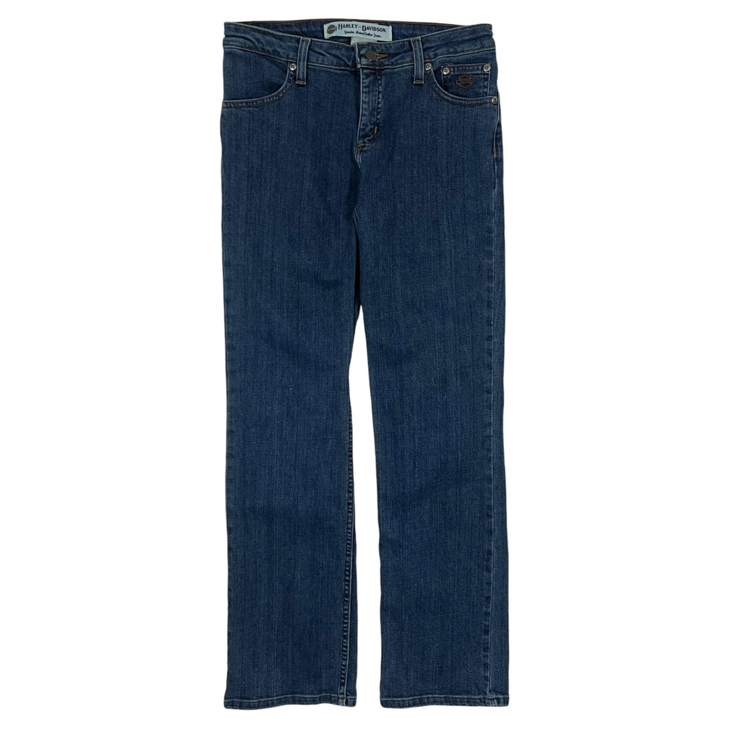 Women's Harley-Davidson Low Rise Flared Denim Jeans - Size S