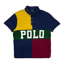 Load image into Gallery viewer, Polo By Ralph Lauren Colour-Blocked Knit Polo - Size M/L
