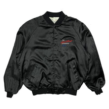 Load image into Gallery viewer, Chevrolet Motors Heartbeat Of America Satin Baseball Jacket - Size L
