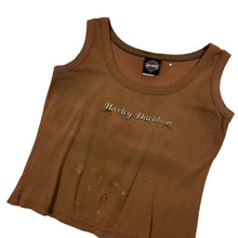Load image into Gallery viewer, 2002 Destroyed Women&#39;s Harley-Davidson Tank - Size L
