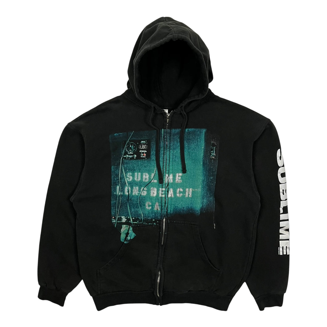 Sublime Long Beach CA Zip Up Hoodie - Size M/L