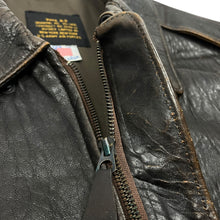 Load image into Gallery viewer, Avirex Type A-2 US Army Air Forces Leather Bomber Jacket - Size L
