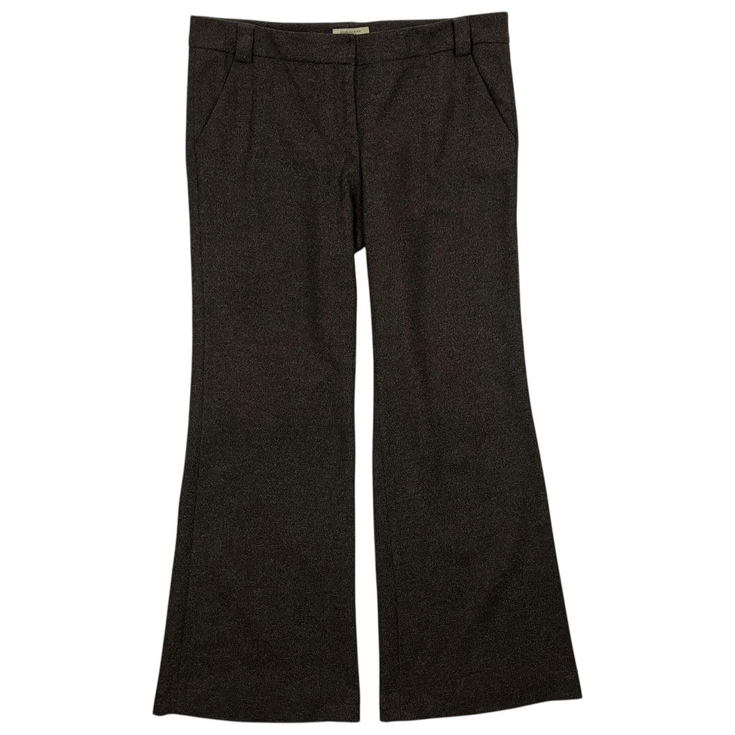 Women's Burberry London Flared Wool Trousers - Size L