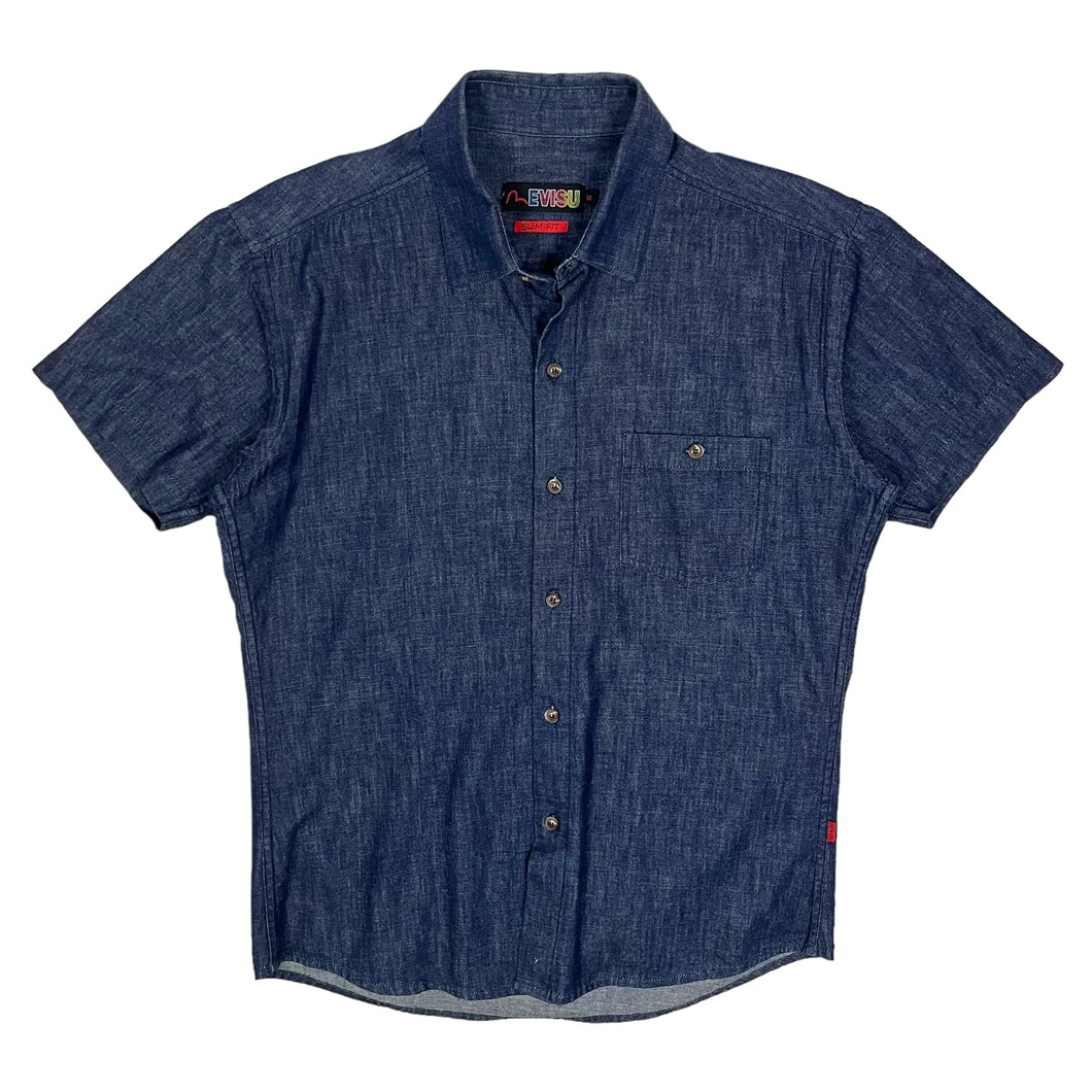 Evisu Denim Button Up Shirt - Size M