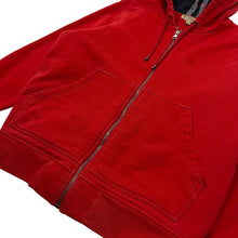 Load image into Gallery viewer, Burberry Nova Check Lined Zip-Up Hoodie - Size L

