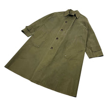 Load image into Gallery viewer, 1949 US Army Rubber Rain Dismounted Coat - Size M
