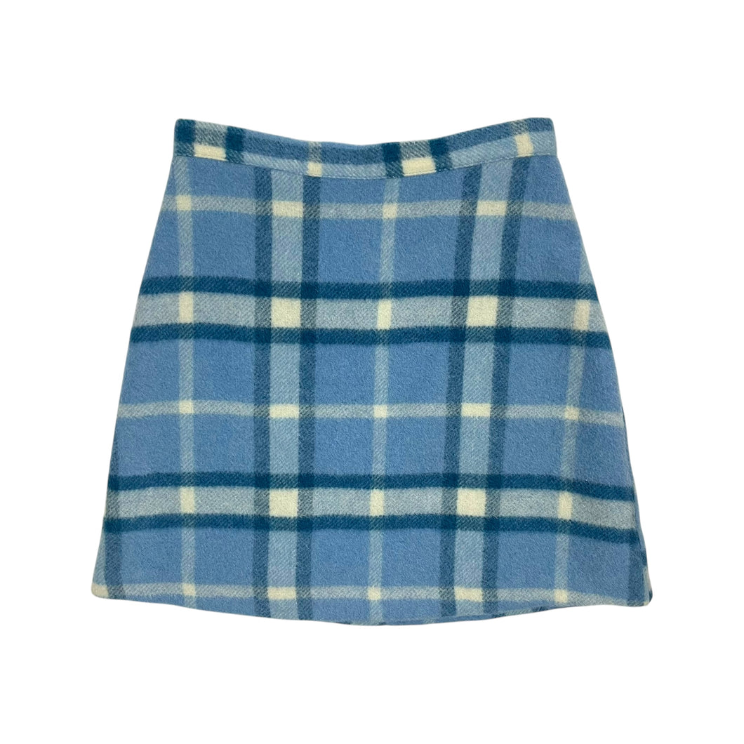 Women's United Colors Of Benetton Plaid Wool Skirt - Size XS