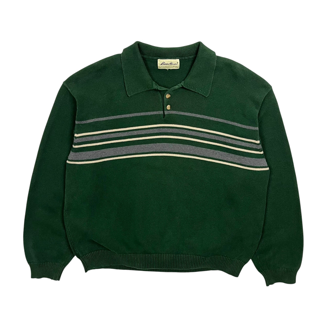 Eddie Bauer Polo Knit Pullover Sweater - Size M
