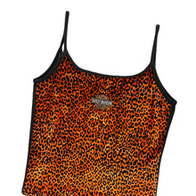 Load image into Gallery viewer, Women&#39;s Harley-Davidson Velour Leopard Print Tank - Size L
