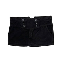 Load image into Gallery viewer, Women&#39;s Silver Swan Buttoned Denim Mini Skirt - Size M
