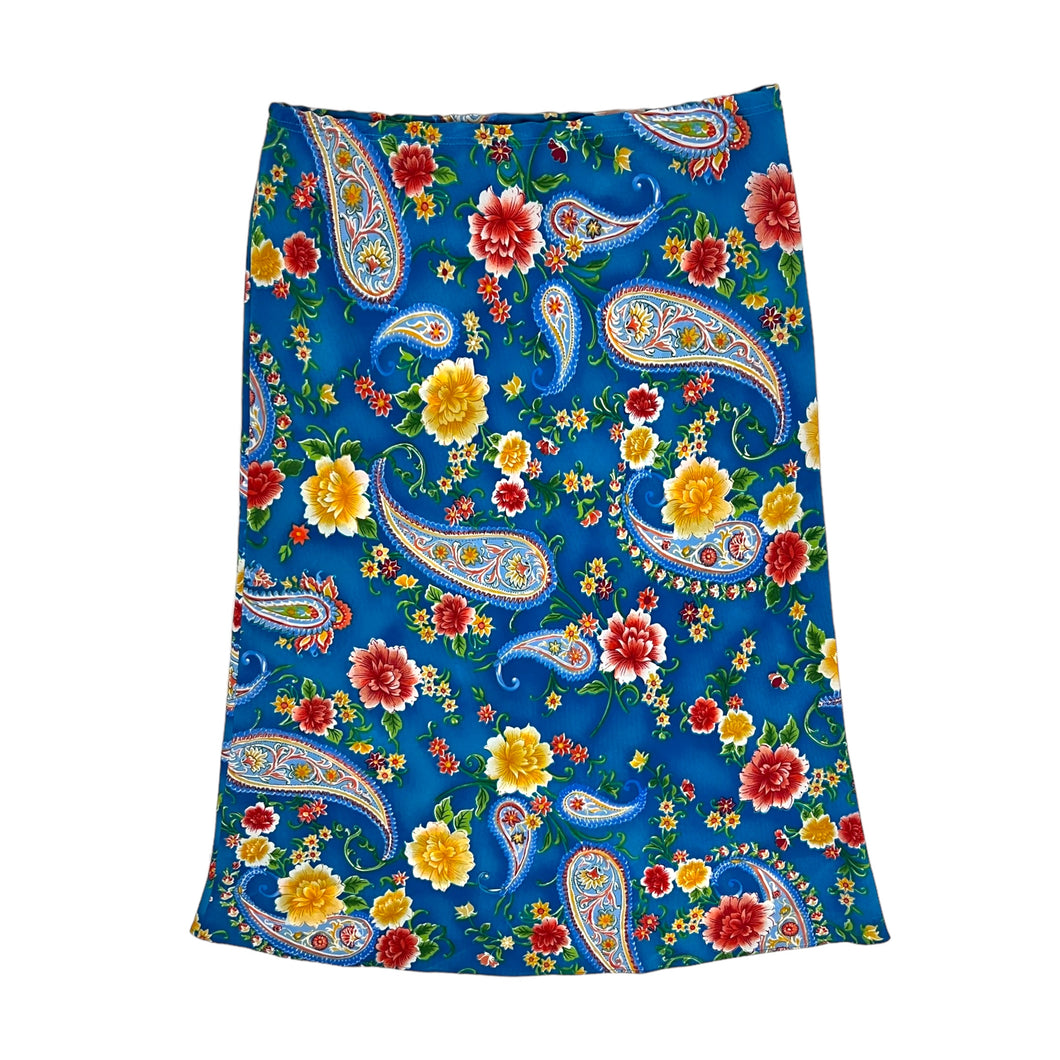 Women's Seduction Paisley Print Skirt - Size M