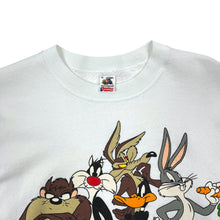 Load image into Gallery viewer, 1993 Looney Tunes That&#39;s All Folks Crewneck Sweatshirt - Size L

