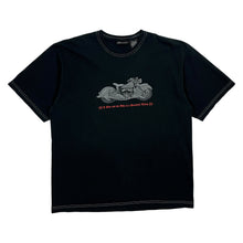 Load image into Gallery viewer, A Man And His Bike Contrast Stitch Tee - Size XL
