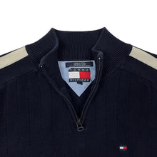 Load image into Gallery viewer, Tommy Hilfiger Ribbed Quarter-Zip Sweater - Size XL
