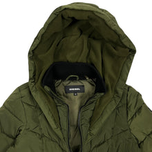 Load image into Gallery viewer, Women’s Diesel Ribbed Hooded Parka Jacket - Size XS
