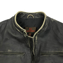 Load image into Gallery viewer, Danier Café Racer Leather Jacket - Size M/L
