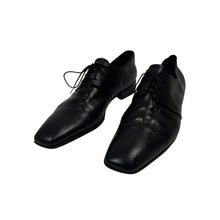 Load image into Gallery viewer, Prada Saffiano Leather Derby Dress Shoes - Size 9

