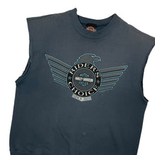 Load image into Gallery viewer, 1995 Harley-Davidson Rider&#39;s Choice Cut Off Sweat Tee - Size L
