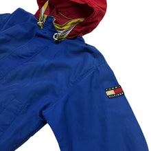 Load image into Gallery viewer, Tommy Hilfiger Color-Blocked Hooded Windbreaker - Size L
