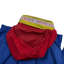 Load image into Gallery viewer, Tommy Hilfiger Color-Blocked Hooded Windbreaker - Size L
