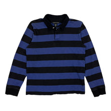 Load image into Gallery viewer, Structure Striped Polo Long Sleeve - Size L
