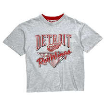 Load image into Gallery viewer, 1990 Detroit Red Wings NHL Faux Layered Two Tone Tee - Size L
