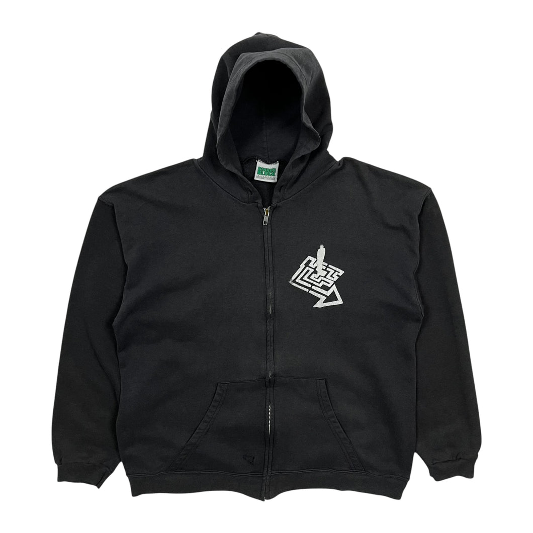 Face To Face Cinder Block Zip Up Hoodie - Size L