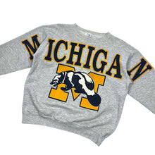 Load image into Gallery viewer, Michigan Wolvenrines USA Made Crewneck Sweatshirt - Size L
