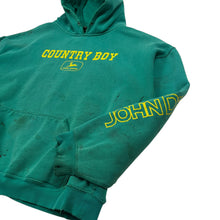 Load image into Gallery viewer, Distressed John Deere Country Boy Hoodie - Size L
