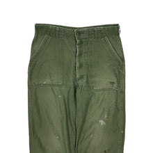 Load image into Gallery viewer, Distressed US Army OG-107 Trousers - Size 33&quot;
