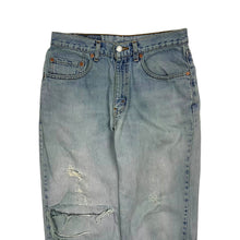 Load image into Gallery viewer, Distressed Levi&#39;s 550 Denim Jeans - Size 30&quot;
