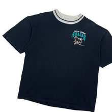 Load image into Gallery viewer, 1992 San Jose Sharks Ringer Collar Tee - Size L/XL
