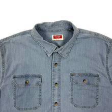 Load image into Gallery viewer, Wrangler Denim Raw Hem Button Up - Size L/XL
