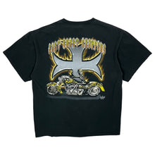 Load image into Gallery viewer, East Coast Chopper Skeleton Biker Tee - Size L/XL
