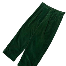 Load image into Gallery viewer, 1997 United Colours Of Benetton Pleated Corduroy Trousers - Size 38&quot;
